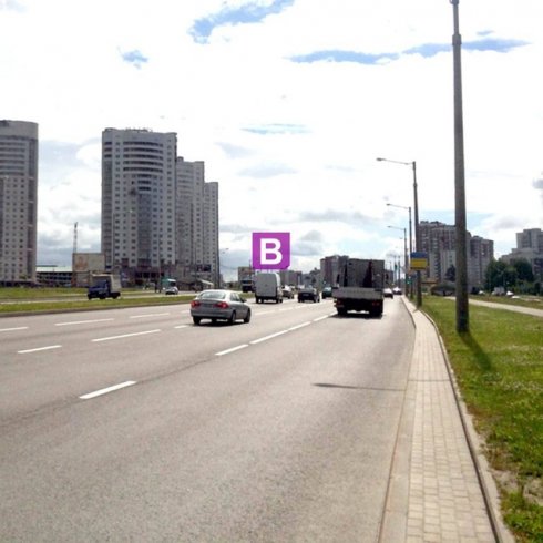 Сторона В - Минск, ул. Притыцкого (на участке между ул.Неманской и ул. Каменногорской) первый