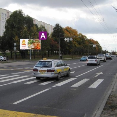 Сторона А - Минск, ул. Столетова - ул. Бумажкова (справа от ул.Бумажкова)