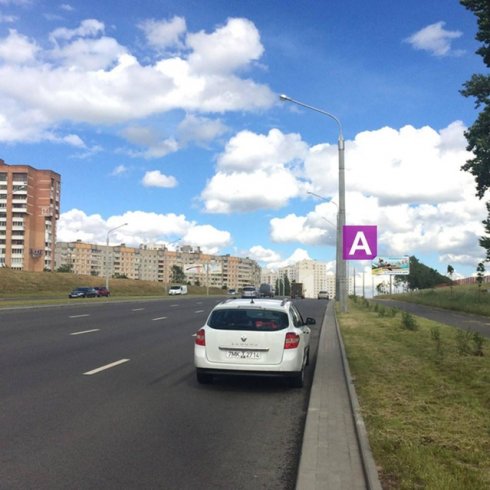 Сторона А - Минск, ул. Тимирязева (в районе гаражей)