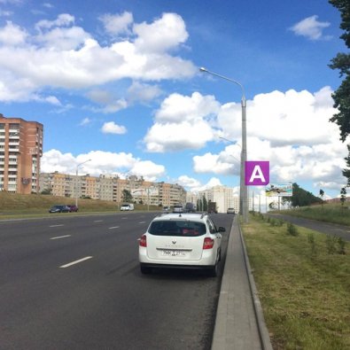 Сторона А - Минск, ул. Тимирязева (в районе гаражей)