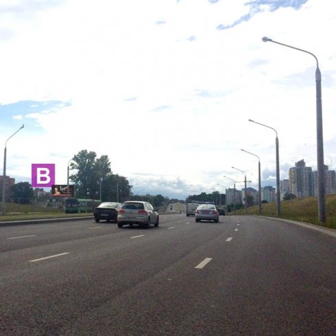 Сторона В - Минск, ул. Тимирязева (в районе гаражей)