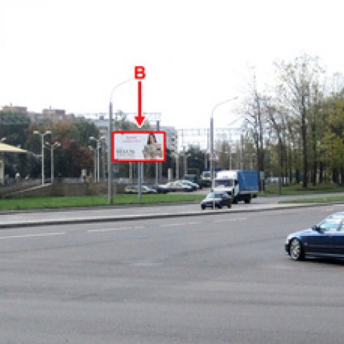 Сторона В - Минск, ул. Тимирязева (в районе жд станции Масюковщина)