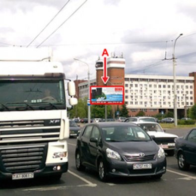 Сторона А - Минск, ул. Шаранговича, (нечетная сторона) (остановка транспорта Горецкого)