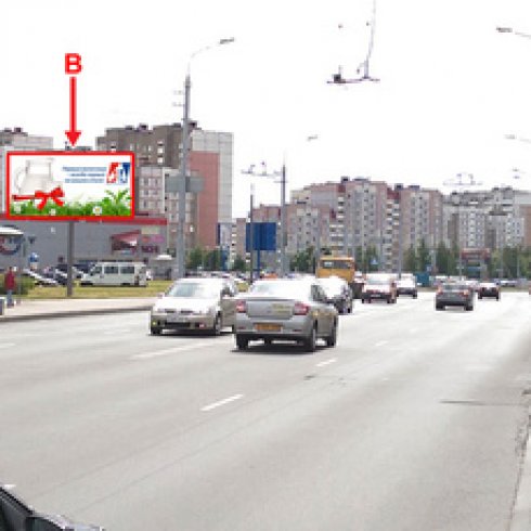 Сторона В - Минск, ул. Шаранговича, (нечетная сторона) (остановка транспорта Горецкого)