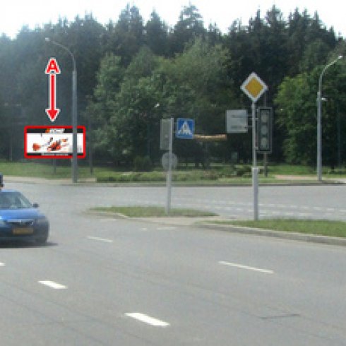 Сторона А - Минск, ул. Шаранговича - ул. Якубовского (со стороны парка)