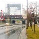 Сторона А - Минск, ул. Толстого (ч з дорогу от д. №10 по пер. Студенческому)