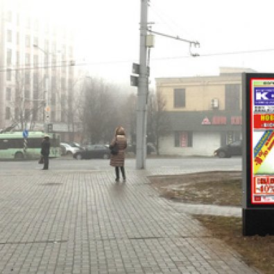 В4 - Минск, ул. Кальварийская, 24 (ТЦ Корона) слева первый