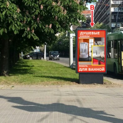 В - Минск, ул. В. Хоружей, 18 – ул. М. Богдановича