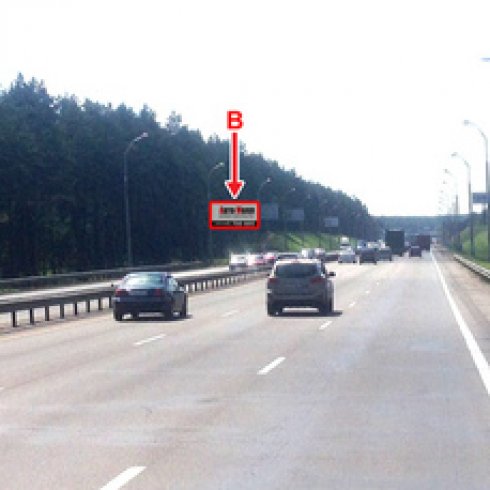 Сторона В - МКАД, км 04+400 (лево)