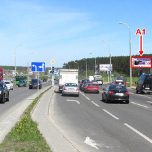 Сторона А1 - Минск, Долгиновский тракт (напротив ТЦ ALL)