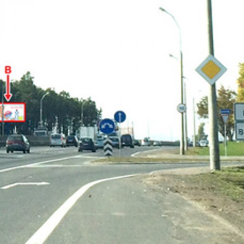 Сторона В - МКАД, км 13+300, р-н Чижовка