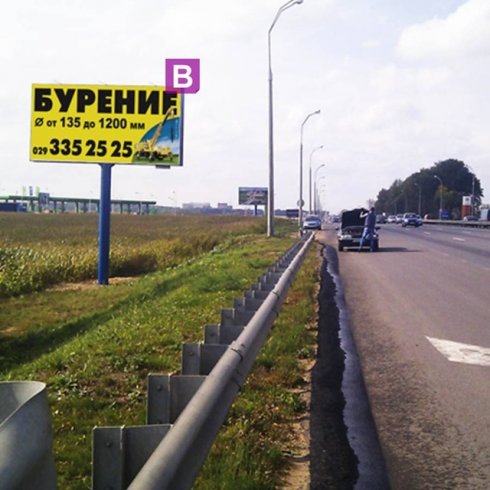 Сторона В - МКАД, км 21+800 (лево)