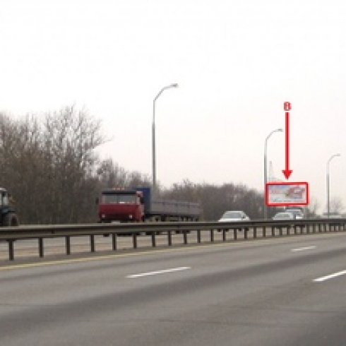 Сторона В - МКАД, км 24+400 (лево)