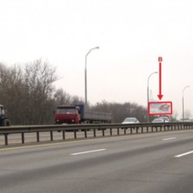 Сторона В - МКАД, км 24+400 (лево)