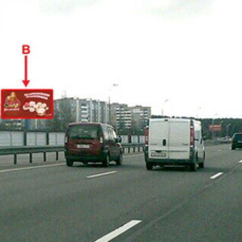 Сторона В - МКАД, км 52+200 внутренняя сторона