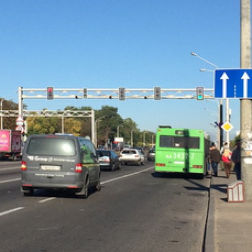 Сторона А - Минск, пр. Партизанский,район Большой Тростенец, возле д.№1 по ул. Зеленая