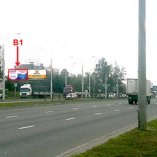 Сторона В1 - Минск, пр. Партизанский - заезд на МКАД, район д. Большой Тростенец