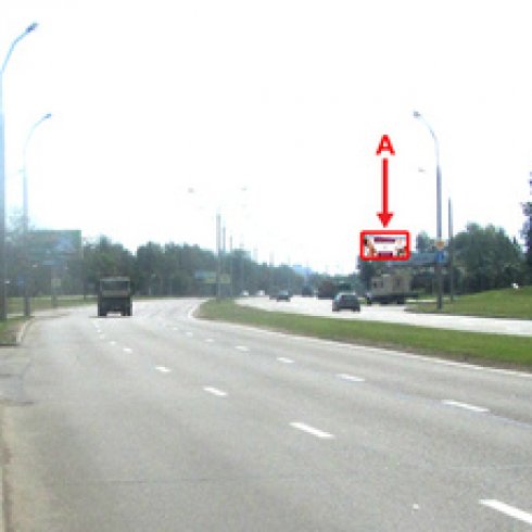 Сторона А - Минск, пр. Победителей - съезд с МКАД