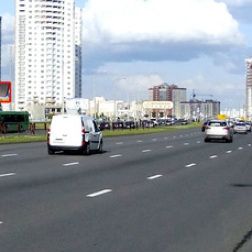 Сторона В - Минск, Притыцкого ул., на участке между ул. Неманская и Каменногорская