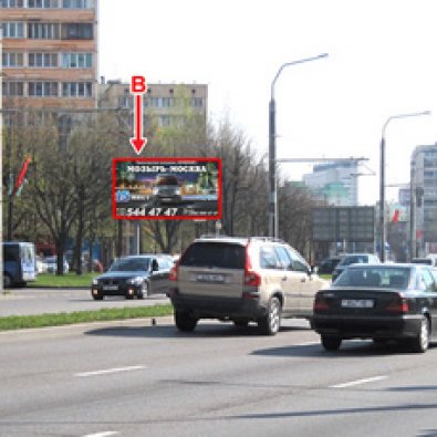 Сторона В - Минск, Пушкина пр-т в районе д. 52