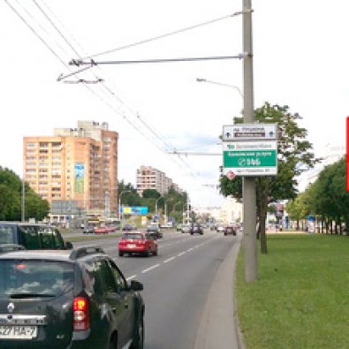 Сторона А - Минск, Пушкина пр-т в районе д. 64