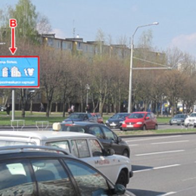 Сторона В - Минск, Пушкина пр-т в районе д. 77