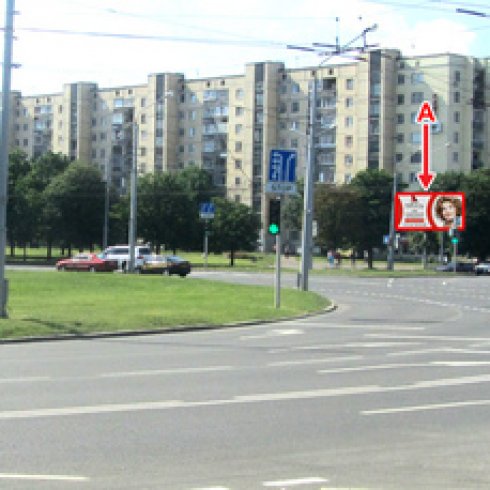 Сторона А - Минск, ул. Богдановича, 102 - пл. Бангалор