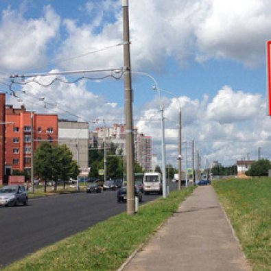 Сторона А - Минск, ул. Горецкого (через дорогу от дома № 49)