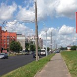 Сторона А - Минск, ул. Горецкого (через дорогу от дома № 49)