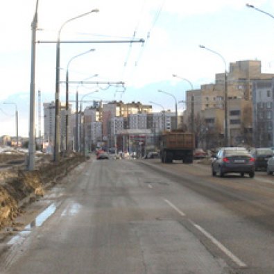 Сторона В - Минск, ул. Горецкого (через дорогу от дома № 49)