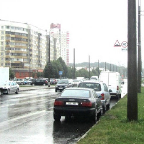 Сторона А - Минск, ул. Громова (напротив домов 20, 28)