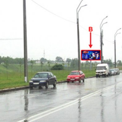 Сторона В - Минск, ул. Громова (напротив домов 20, 28)