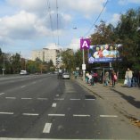 Сторона А - Минск, ул. Ванеева (через дорогу от д. № 24)