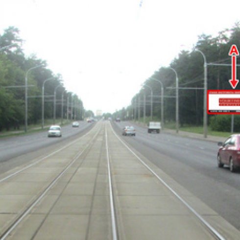 Сторона А - Минск, ул. Долгобродская (в р-не парка им. 50-летия Октября)