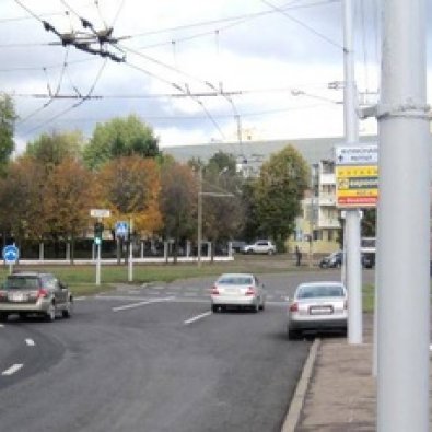 Сторона А - Минск, ул. Запорожская (напротив дома № 54 по ул. Багратиона)