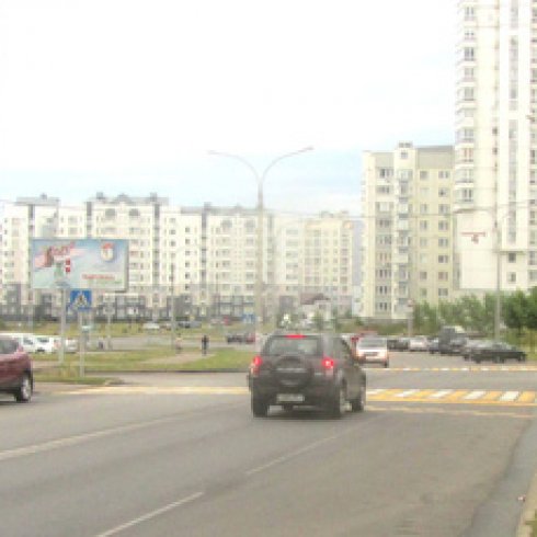 Сторона А - Минск, ул. Жиновича (через проезд от д.№ 4)