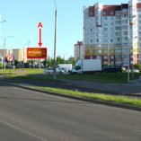 Сторона А - Минск, ул. Жиновича - ул. Гаруна (через дорогу от д. №1)