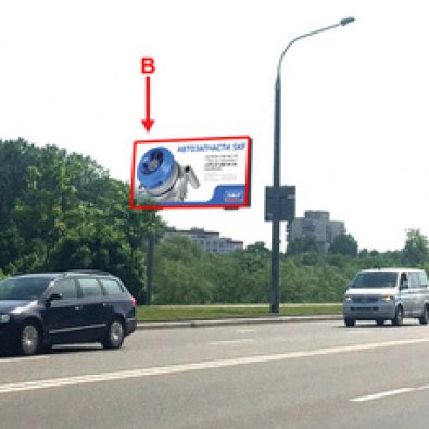 Сторона В - Минск, ул. Ленина (через дорогу от МЗОР)