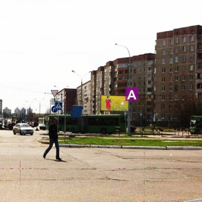 Сторона А - Минск, ул. Нестерова - ул. Илимская, 1